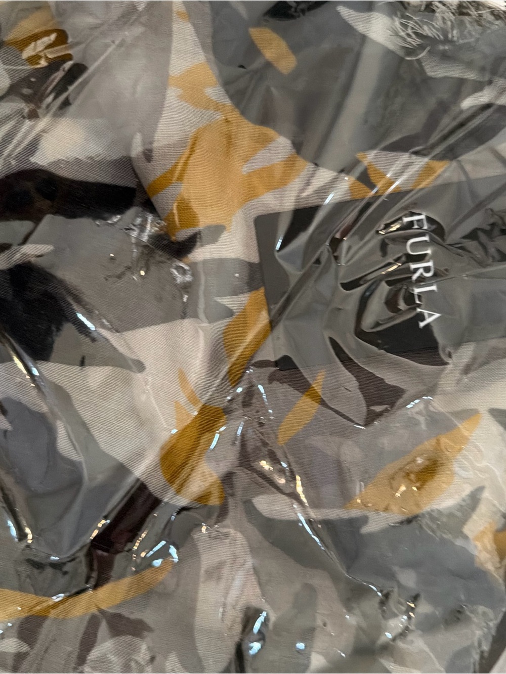 Furla multi colored Black and White Scarf Wrap